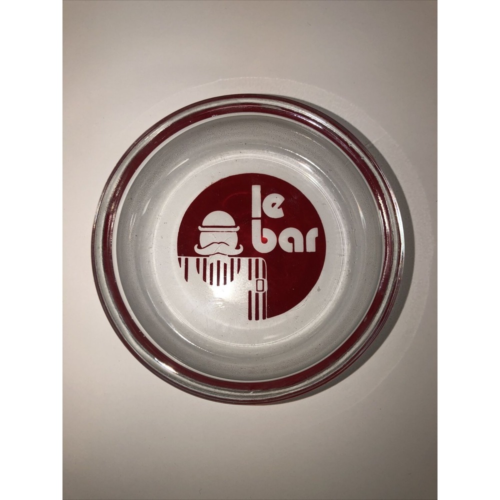 Le Bar Glass Ashtray? Small Glass 3.5"‎ Bowl